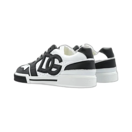 Dolce & Gabbana Kids Logo-Appliqué Lace-Up Sneakers