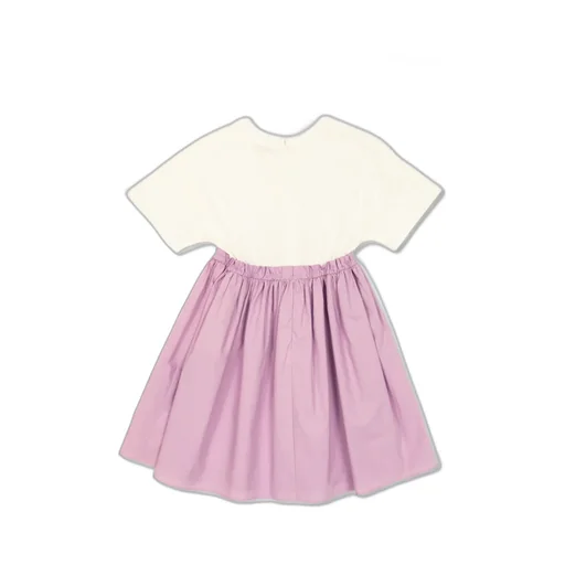 Dolce & Gabbana Kids Poplin And Jersey Dress