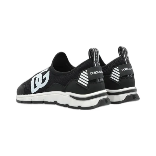 Dolce & Gabbana Kids Logo-Print Slip-On Sneakers