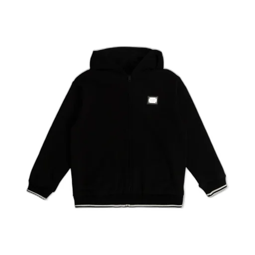 Dolce & Gabbana Kids Logo-Printed Zipped Hoodie