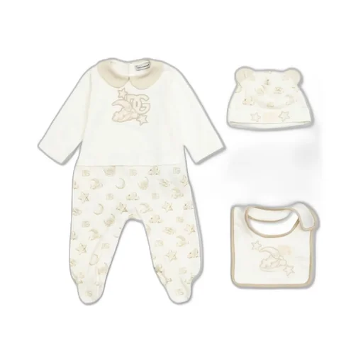 Dolce & Gabbana Kids Logo Detailed Babygrow Set