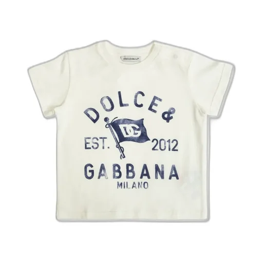 Dolce & Gabbana Kids Logo Printed Jersey T-Shirt