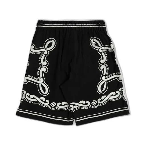 Dolce & Gabbana Kids Bandana-Printed Drawstring Shorts