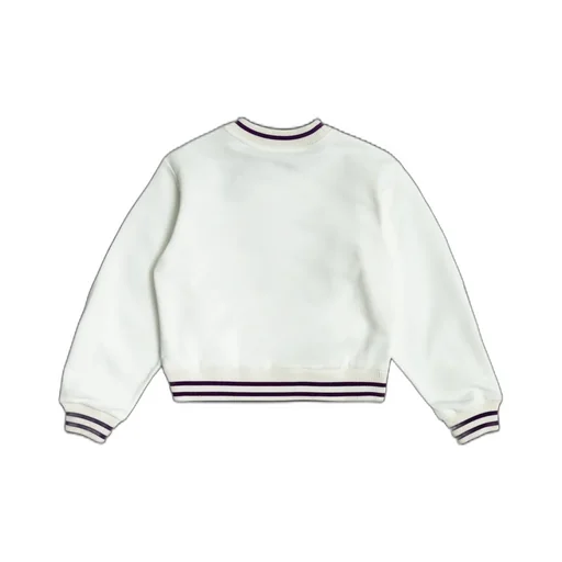 Dolce & Gabbana Kids Dg Embroidery Majolica-Print Crew Neck Sweatshirt