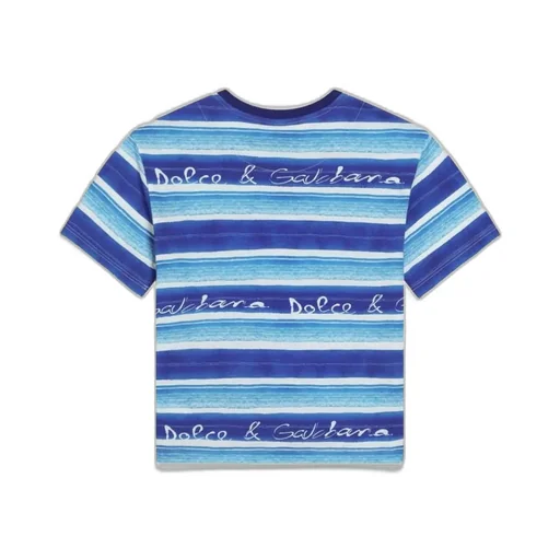 Dolce & Gabbana Logo Stripe T-Shirt