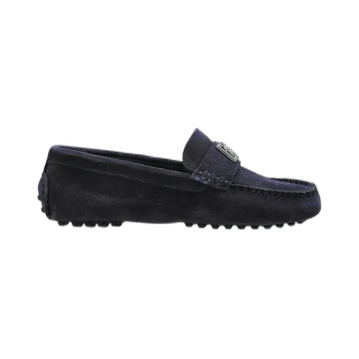 Dolce & Gabbana Kids Logo Plaque Slip-On Loafers