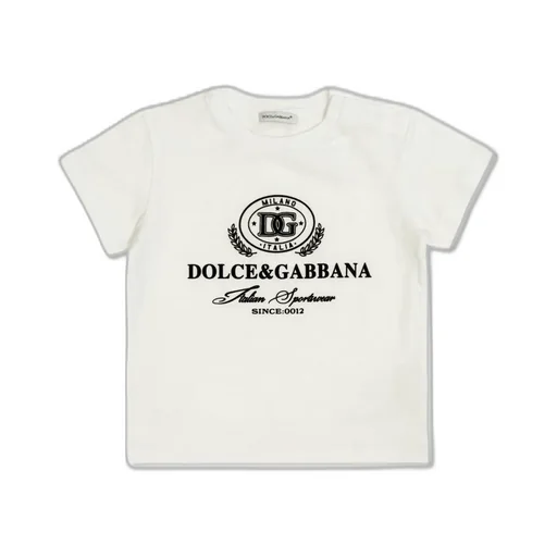 Dolce & Gabbana Kids Dg Printed Short-Sleeved Jersey T-Shirt