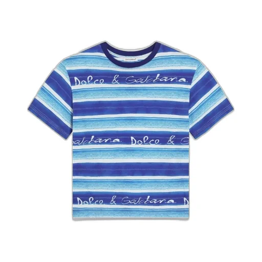 Dolce & Gabbana Logo Stripe T-Shirt