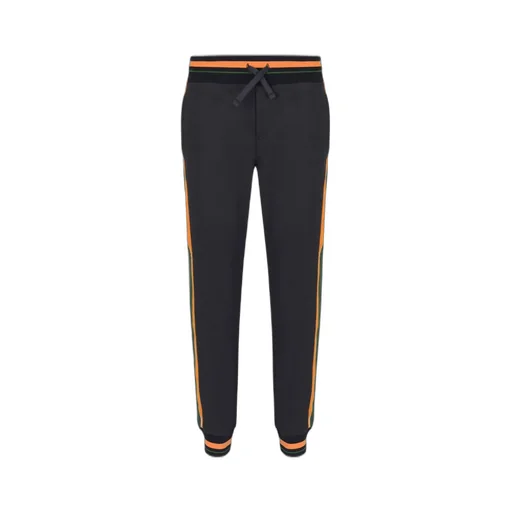 Dolce & Gabbana Kids Logo Patch Side Stripe Detailed Sweatpants