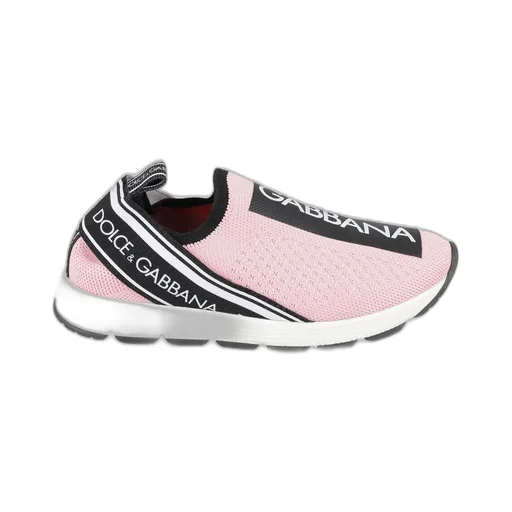 Dolce & Gabbana Kids Sorrento Logo Printed Sneakers