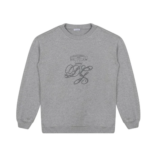 Dolce & Gabbana Kids Logo-Embroidered Drop Shoulder Sweatshirt