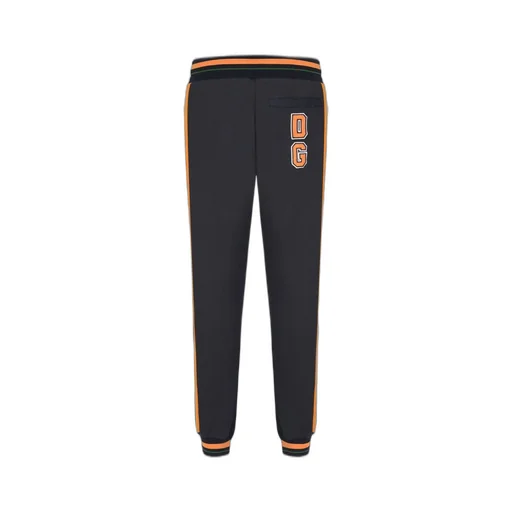 Dolce & Gabbana Kids Logo Patch Side Stripe Detailed Sweatpants