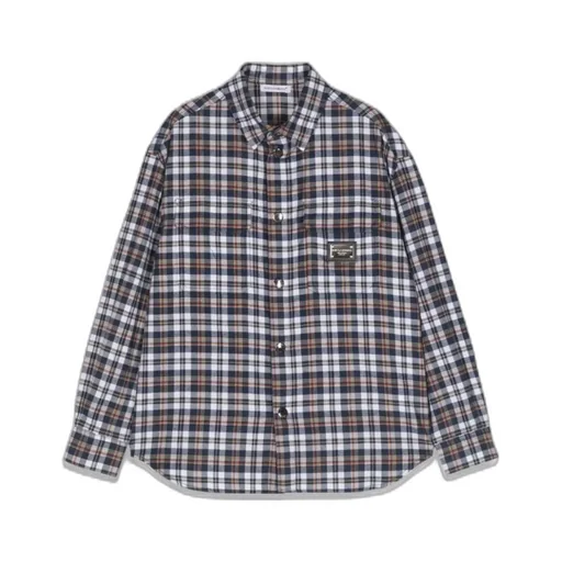 Dolce & Gabbana Kids Checkered Plaid Shirt