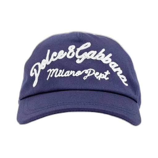 Dolce & Gabbana Kids Logo Gabardine Baseball Cap