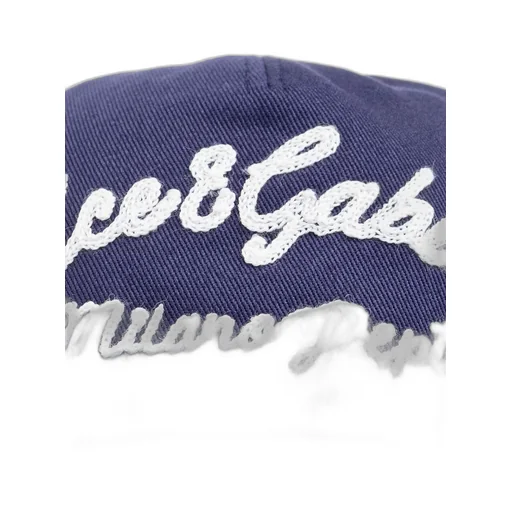 Dolce & Gabbana Kids Logo Gabardine Baseball Cap