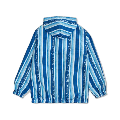 Dolce & Gabbana Kids Logo-Embroidered Hooded Jacket