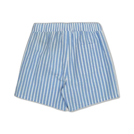 Dolce & Gabbana Kids Dg Logo Striped Seersucker Shorts