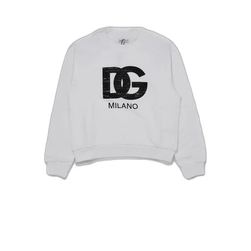 Dolce & Gabbana Kids Logo Printed Crewneck Sweatshirt