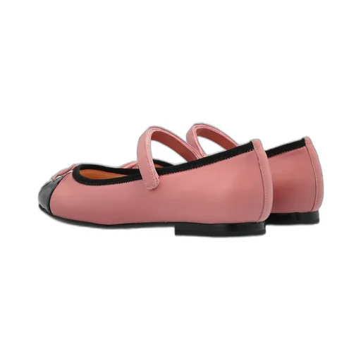 Dolce & Gabbana Kids Bow Detailed Ballerina Shoes