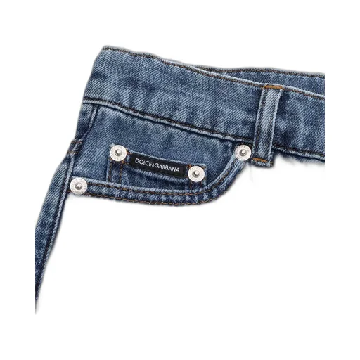 Dolce & Gabbana Kids Straight Leg Denim Jeans