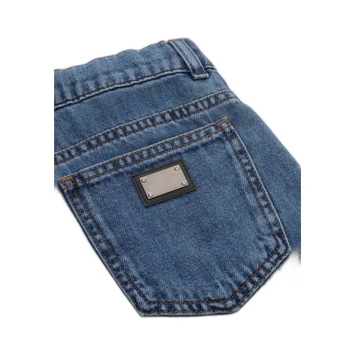 Dolce & Gabbana Kids Straight Leg Denim Jeans