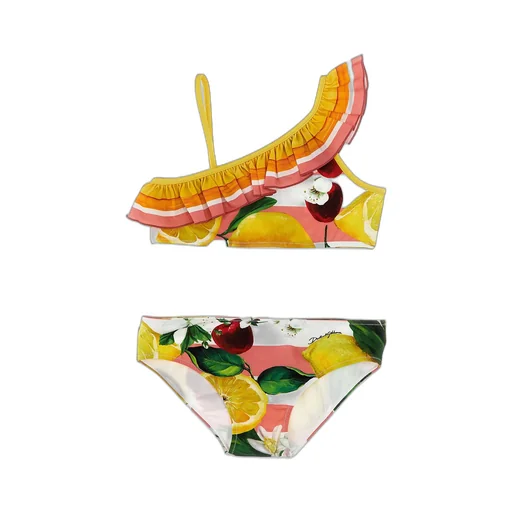 Dolce & Gabbana Kids Floral-Printed Two-Piece Bikini Set
