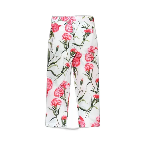Dolce & Gabbana Kids Floral Patterned Trousers