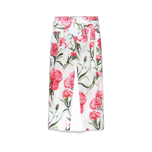 Dolce & Gabbana Kids Floral Patterned Trousers