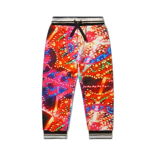 Dolce & Gabbana Kids Luminarie Graphic-Printed Drawstring Trousers