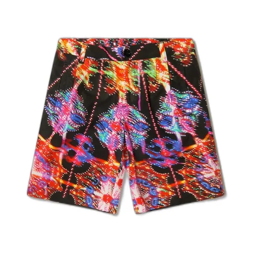 Dolce & Gabbana Kids Luminarie All-Over Graphic-Printed Shorts
