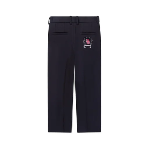 Dolce & Gabbana Kids Logo Embroidered Tailored Trousers