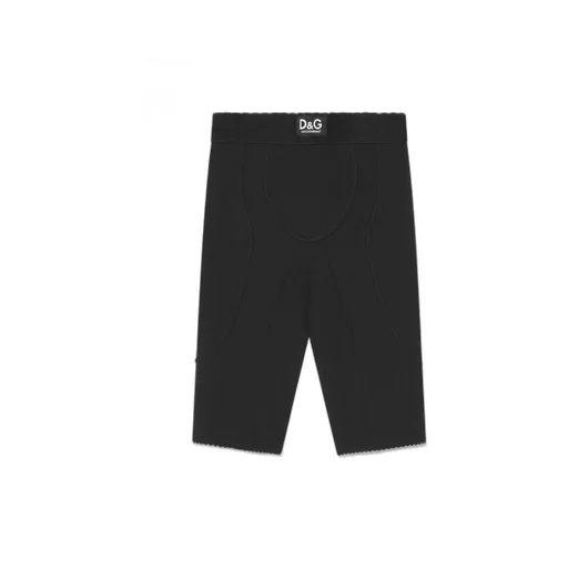 Dolce & Gabbana Kids Logo-Patch Stretched Shorts