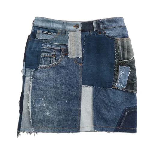 Dolce & Gabbana Kids Gonna Distressed Mini Skirt