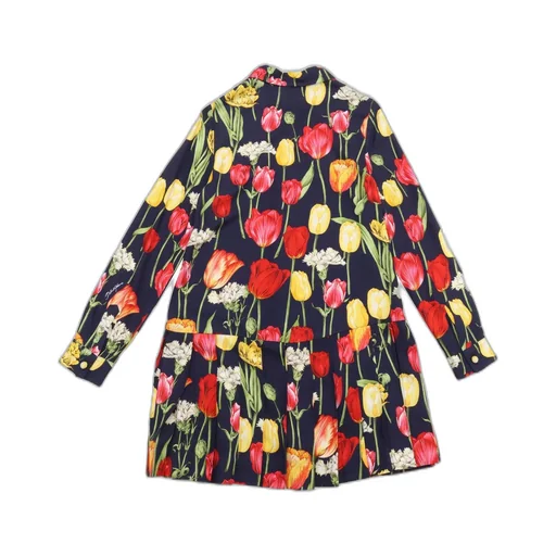 Dolce & Gabbana Kids Tulip Printed Viyella Dress