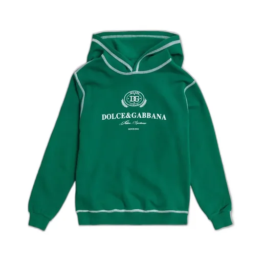 Dolce & Gabbana Kids Logo Printed Hoodie