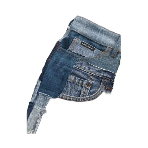 Dolce & Gabbana Kids Gonna Distressed Mini Skirt