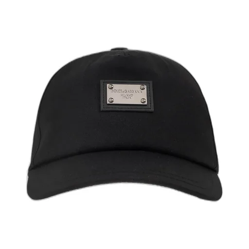 Dolce & Gabbana Kids Logo Plaque Curved Peak Baseball Cap