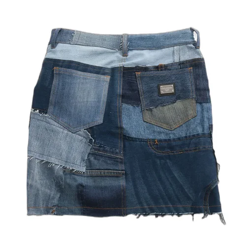 Dolce & Gabbana Kids Gonna Distressed Mini Skirt