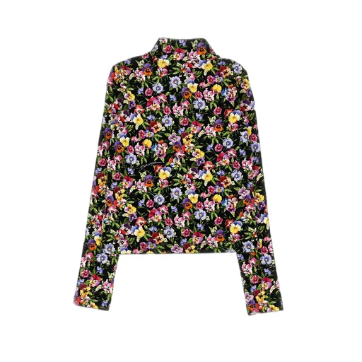 Dolce & Gabbana Kids Floral-Printed Long Sleeved Top