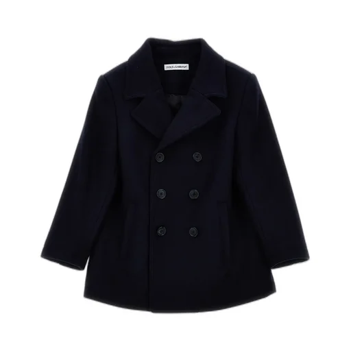 Dolce & Gabbana Kids Double-Breasted Long Sleeved Coat
