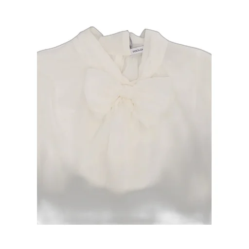 Dolce & Gabbana Kids Pussy-Bow Long Sleeved Blouse