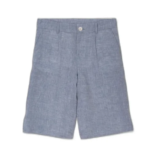 Dolce & Gabbana Kids Logo-Patch Tailored Shorts
