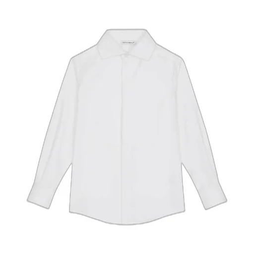 Dolce & Gabbana Kids Straight Hem Buttoned Shirt