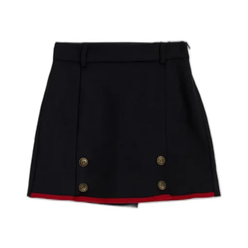 Dolce & Gabbana Kids Button Detailed Skirt
