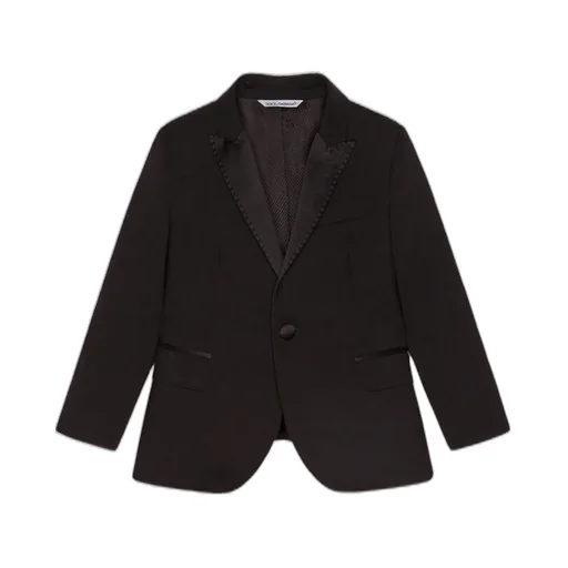 Dolce & Gabbana Kids Single-Breasted Tuxedo Tailored Suit