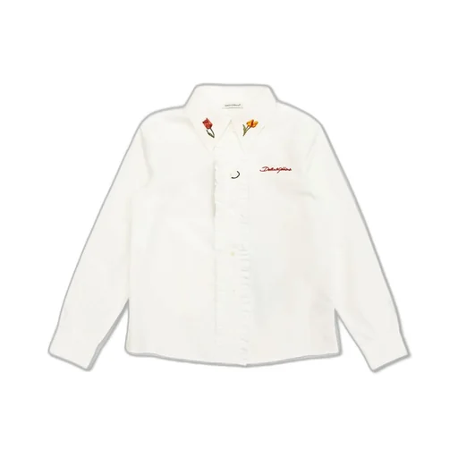 Dolce & Gabbana Kids Logo Embroidered Shirt