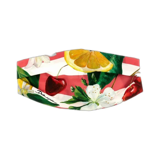 Dolce & Gabbana Kids Floral-Printed Elasticated Trim Hairband