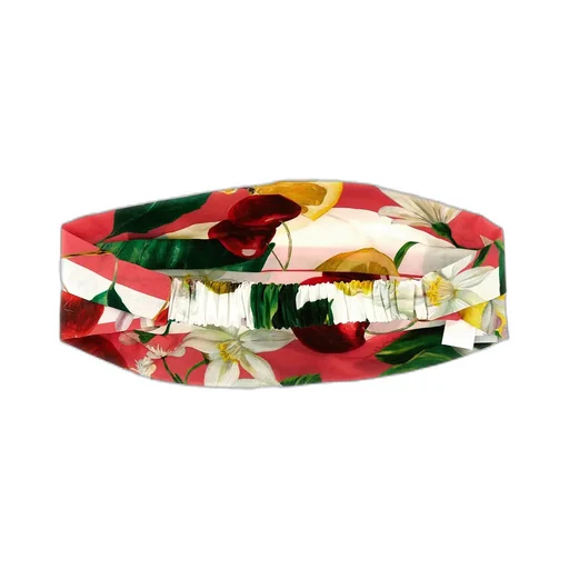 Dolce & Gabbana Kids Floral-Printed Elasticated Trim Hairband