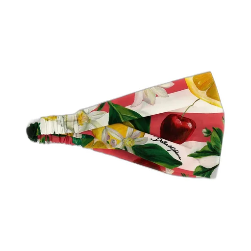 Dolce & Gabbana Kids Floral-Printed Elasticated Trim Hairband