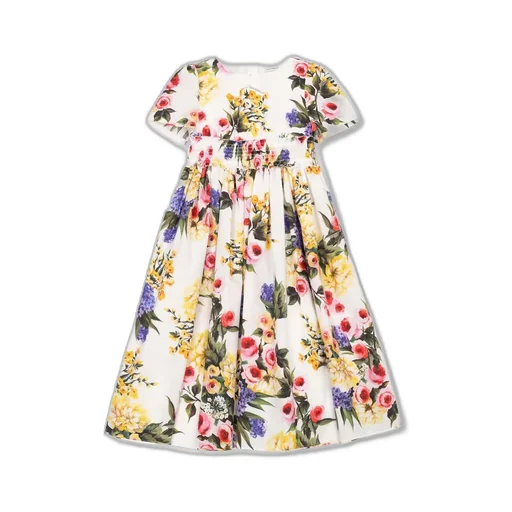 Dolce & Gabbana Kids Floral Printed Dress